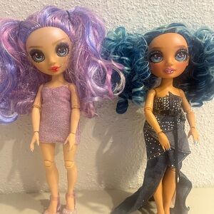 Rainbow High Purple and Blue Hair Doll Set
